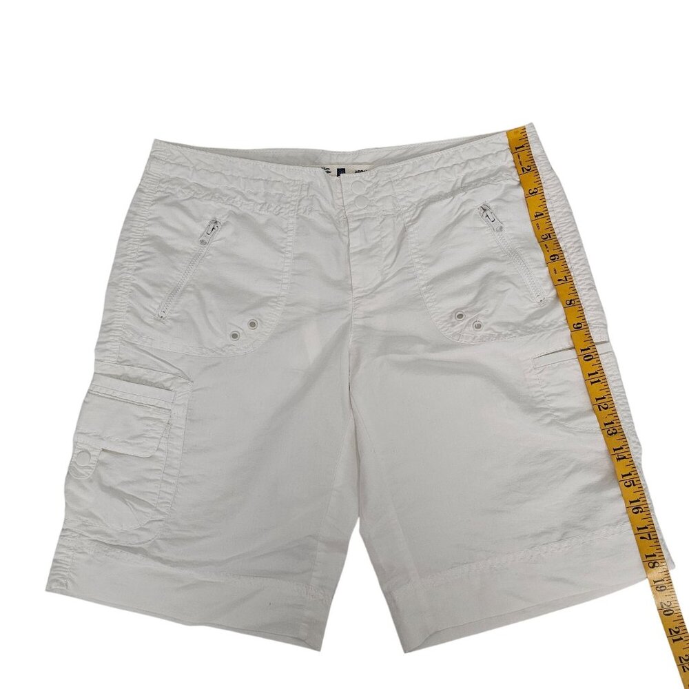 GAP Women's White 469532 Zippered Pockets Board Shorts Size 6 - Picture 12 of 12